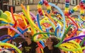 Colourful balloons and people Europride