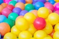 Colourful balls in the playground Royalty Free Stock Photo