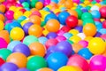 Colourful balls in the playground Royalty Free Stock Photo