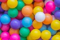 Colourful balls in the playground Royalty Free Stock Photo