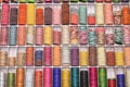 Colourful bangles in Johari bazaar in Rajasthan, North India.