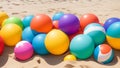 Colourful Beach balls