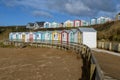 Colourful Beach huts Royalty Free Stock Photo
