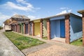 Colourful beach huts, Hythe, Kent, UK Royalty Free Stock Photo