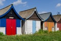 Colourful beach huts