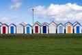 Colourful Beach Huts Royalty Free Stock Photo