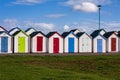 Colourful Beach Huts Royalty Free Stock Photo