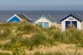 Colourful Beach Huts Royalty Free Stock Photo