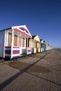 Colourful Beach Huts at Southwold, Suffolk, England
