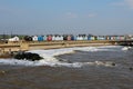 Colourful Beach Huts, Southwold, Suffolk, England Royalty Free Stock Photo