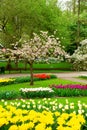 Formal spring garden Royalty Free Stock Photo