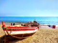 Colourful Boat on beach