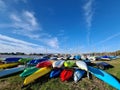 Colourful Boats at Mudeford Quay