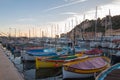 Colourful boats in Nice, France Royalty Free Stock Photo