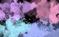 Colourful paint splash design with a black background Royalty Free Stock Photo