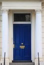 British style squared front door Royalty Free Stock Photo