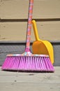 Colourful Broom Royalty Free Stock Photo