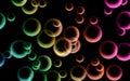 Colourful bubbles background. Royalty Free Stock Photo