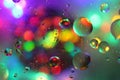Colourful Bubbles and Lights Background Texture Royalty Free Stock Photo