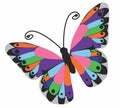 colourful butterfly print
