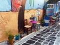 Colourful Cafe, Psirri, Athens, Greece