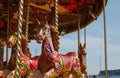 Colourful Carousel Horses Royalty Free Stock Photo