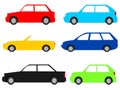 Colourful cars