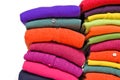 Colourful cashmere alpaca and merino wool Royalty Free Stock Photo