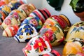 Colourful ceramic pots at the market