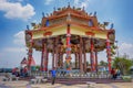 Colourful Chinese temple in Thailand.