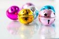 Colourful Christmas baubles