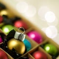 Colourful Christmas Baubles