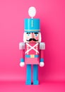 Colourful Christmas Nutcracker Illustration Royalty Free Stock Photo