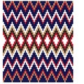 Colourful Classic Modern Argyle Chevron Seamless Print Pattern