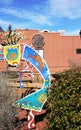 Colourful Cocopah Street art sculpture in Sedona, Arizona