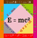 Colorful Mathematical Formulae