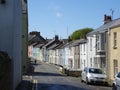 Colourful cottages Tenby Wales UK