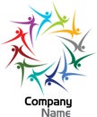 Colourful couples logo