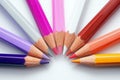 Colourful Crayons Royalty Free Stock Photo