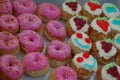 Colourful cupcakes and doughnuts Royalty Free Stock Photo