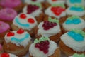 Colourful cupcakes Royalty Free Stock Photo