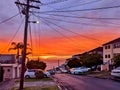 Colourful Dawn Light Over Pacific Ocean, Sydney, Australia