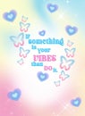 A heartwarming inspired composition depicting self-esteem and life quotes, illuminated against a pastel background Royalty Free Stock Photo
