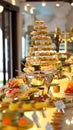 Colourful dessert buffet Royalty Free Stock Photo