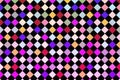 Colourful diamond square pattern