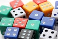 Colourful dice Royalty Free Stock Photo