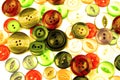 Colourful buttons Royalty Free Stock Photo