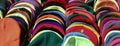 Colourful Display of French Berets