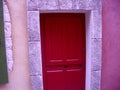 Colourful doorway in Roussillon