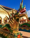 Colourful dragon outside Buddhist temple